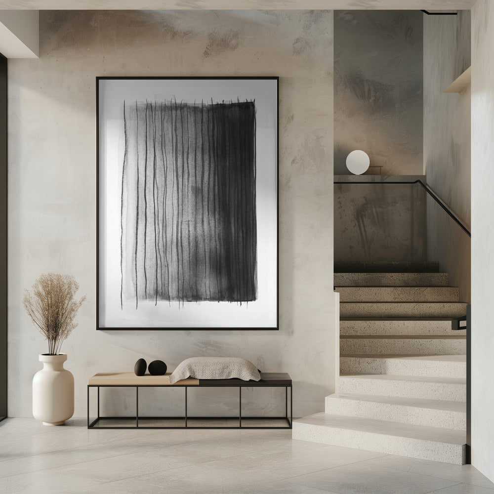Monochrome Linien | Poster