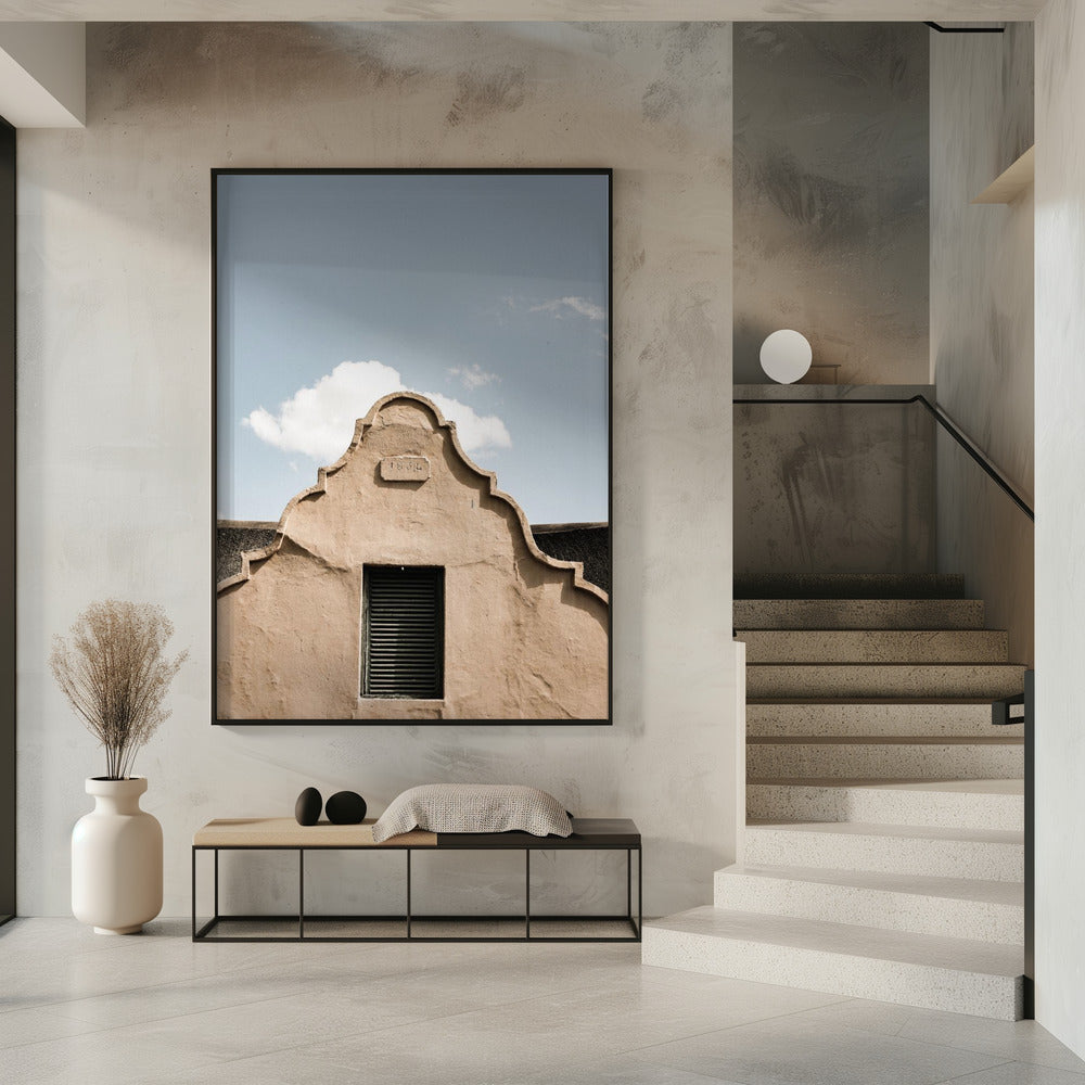 Vintage Gable With An Arched Window | Poster