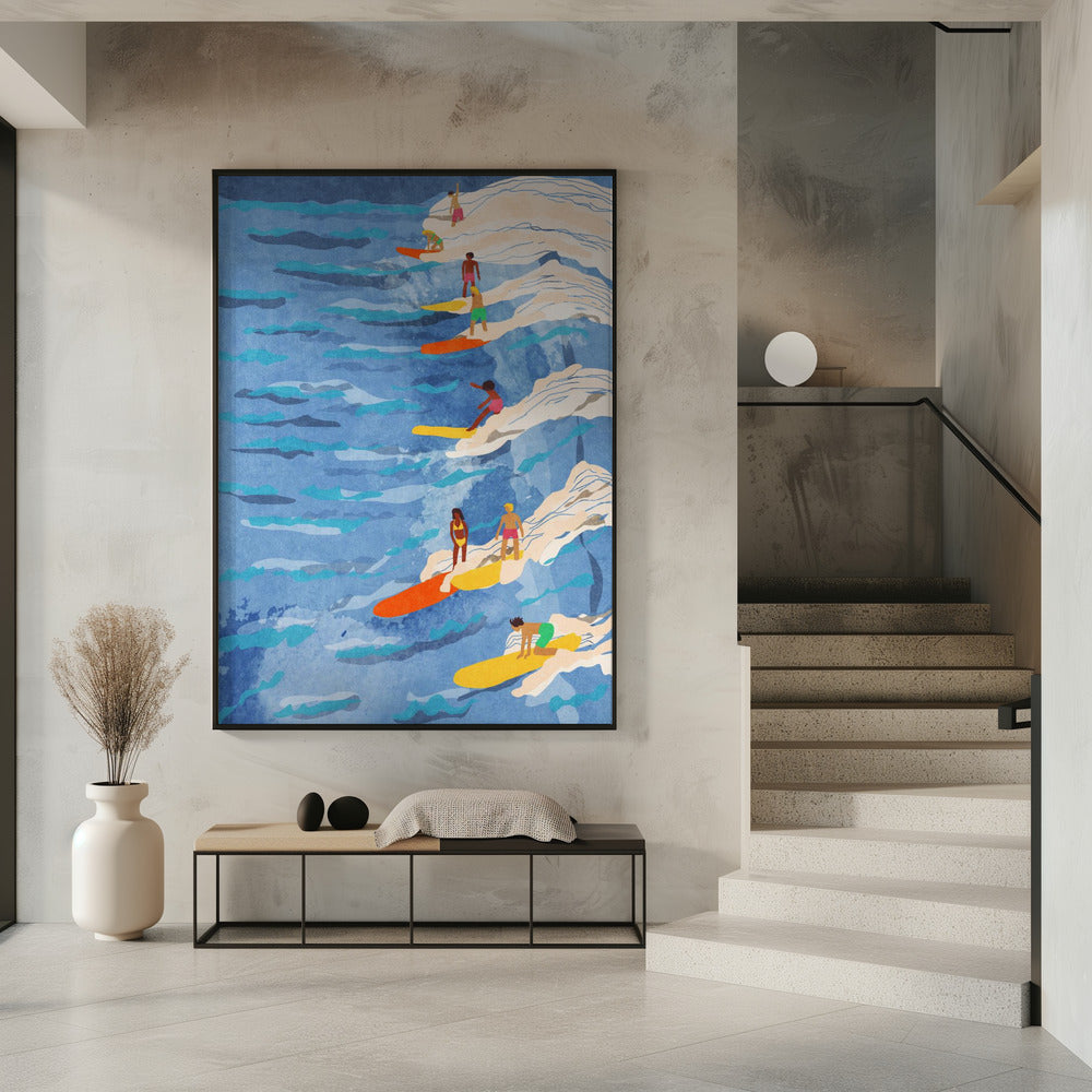 chilled surfing | Poster