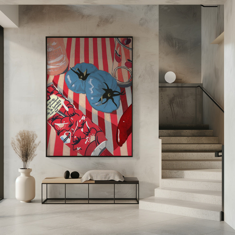 Blaue Tomaten | Poster