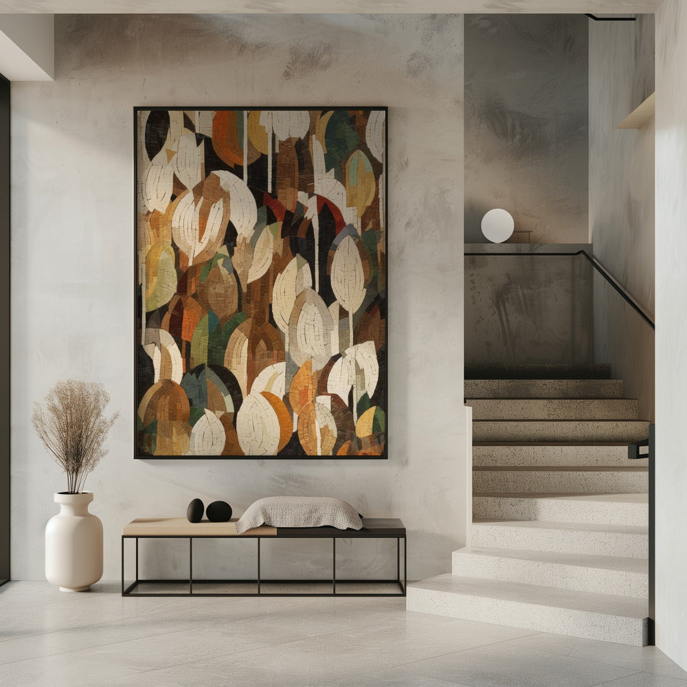 Mosaic Forest Vibrance | Poster
