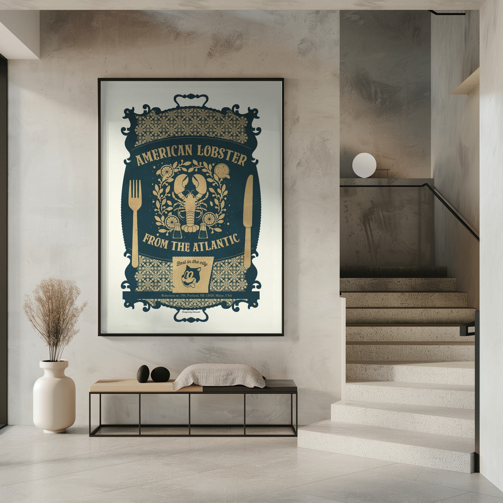 Lobster Baroque Print | Poster