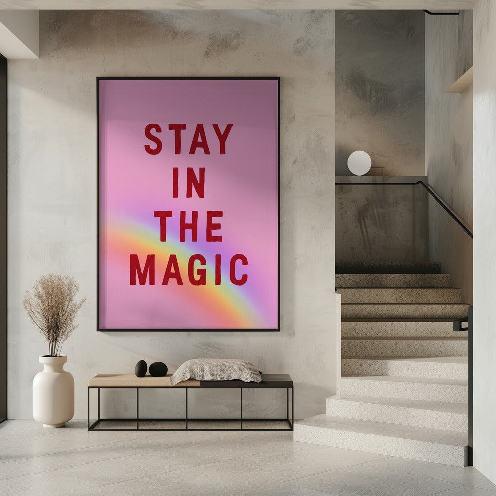 Bleib in der Magie | Poster
