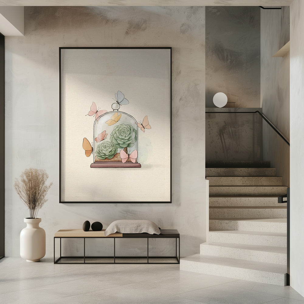 Succulent Fairy Plant | Poster