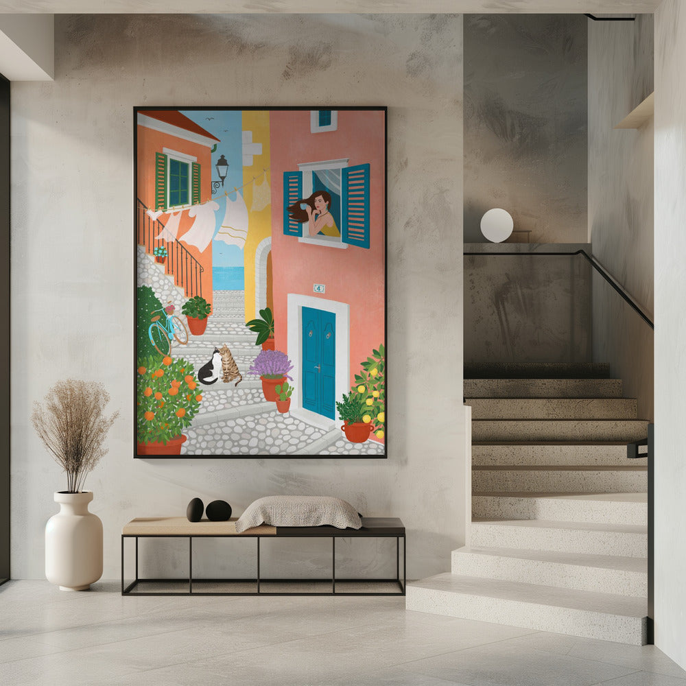 Sonntagmorgen in der Provence | Poster
