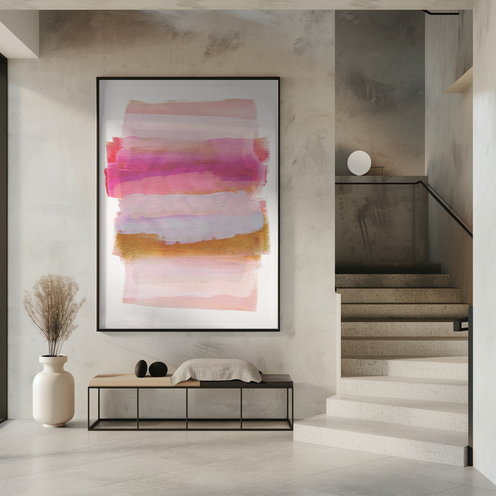 Abstrakte Pinselstriche 45 A1 | Poster