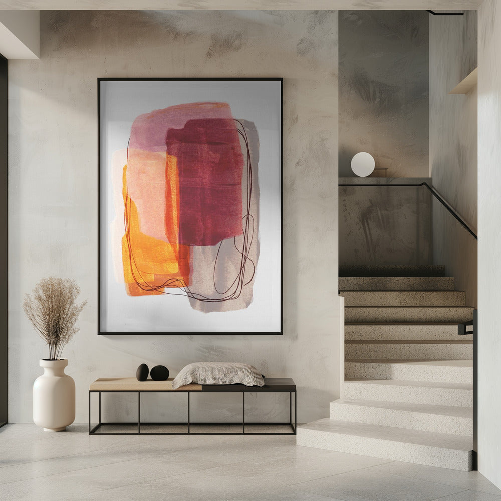 Abstrakte Pinselstriche 51 | Poster