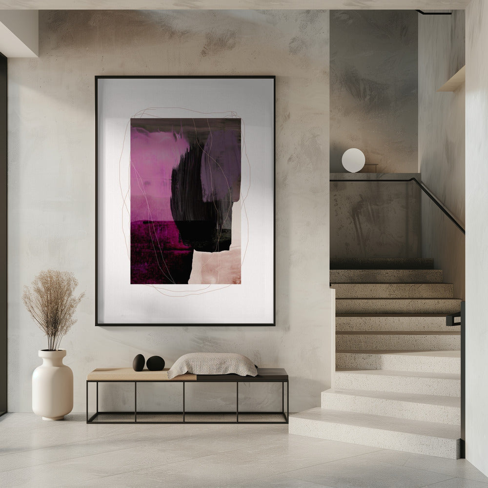 Abstrakte Pinselstriche 77 | Poster