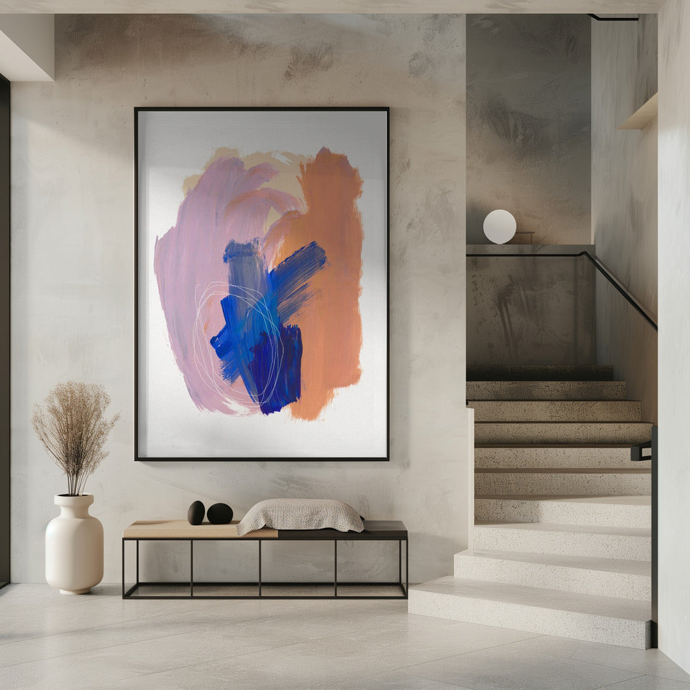 Abstrakte Pinselstriche 90 | Poster