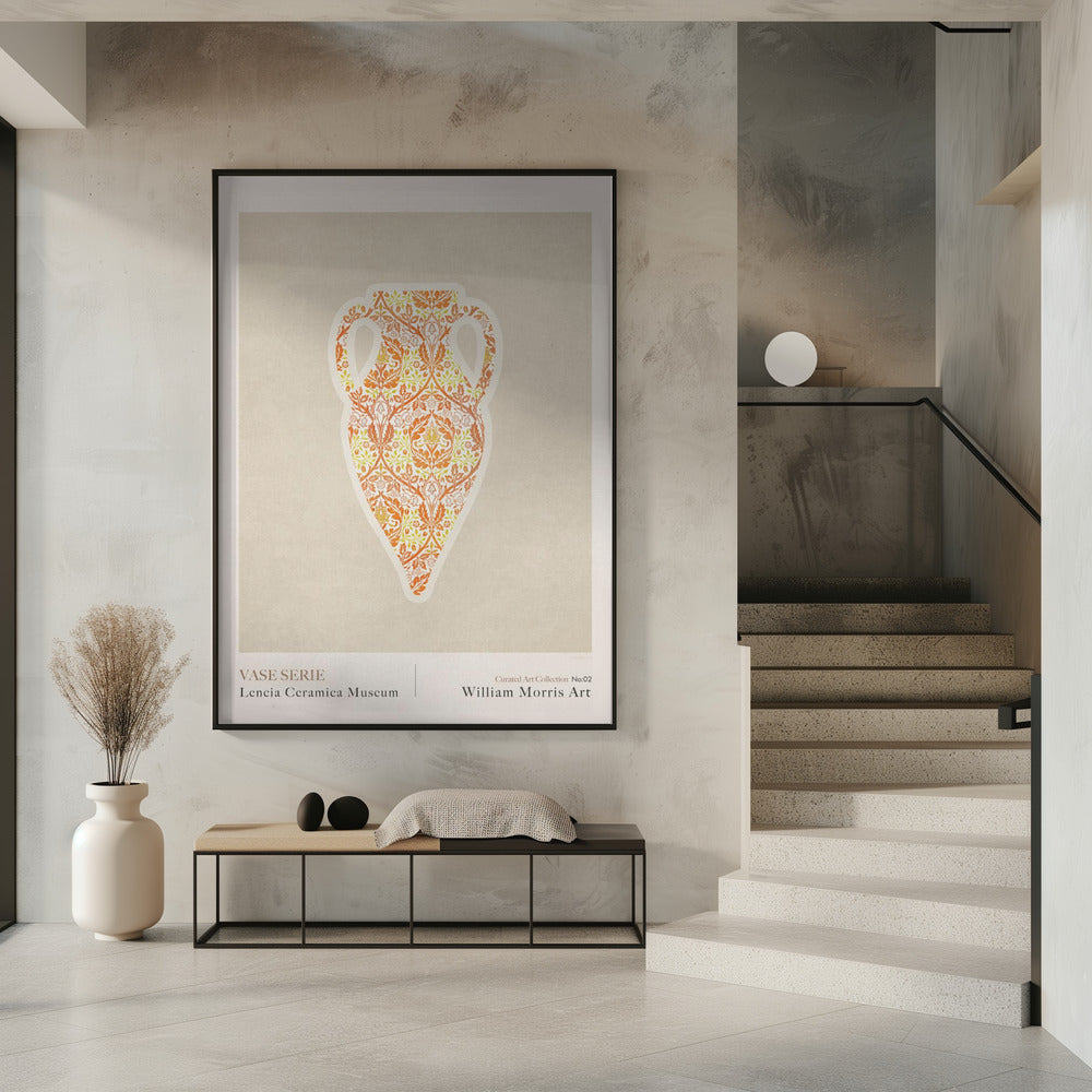 Verziertes Vasendesign | Poster