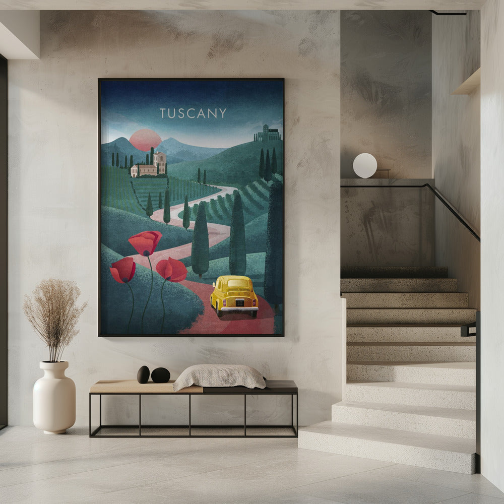 Toskanische Traumfahrt | Poster