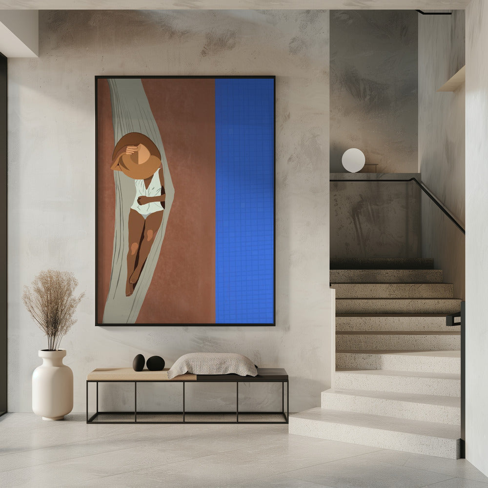 Ruhiger Poolrand | Poster