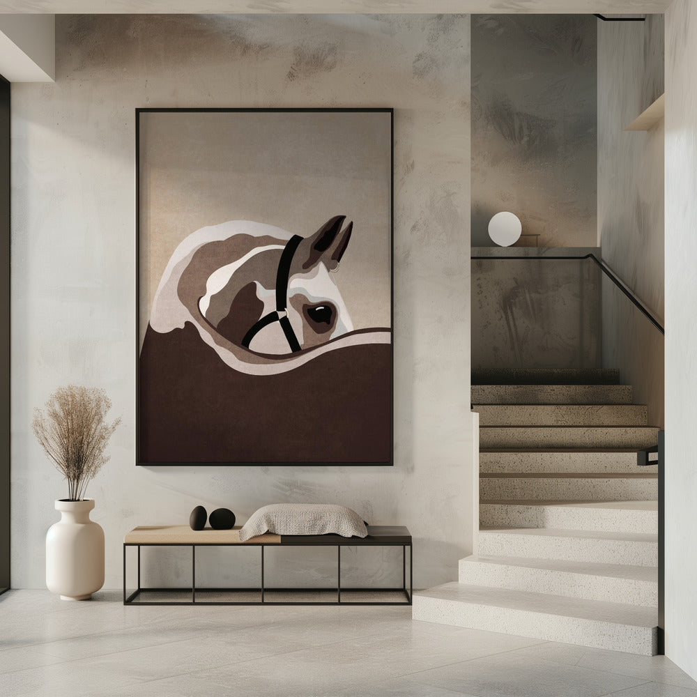 Majestätischer Pferdeblick | Poster