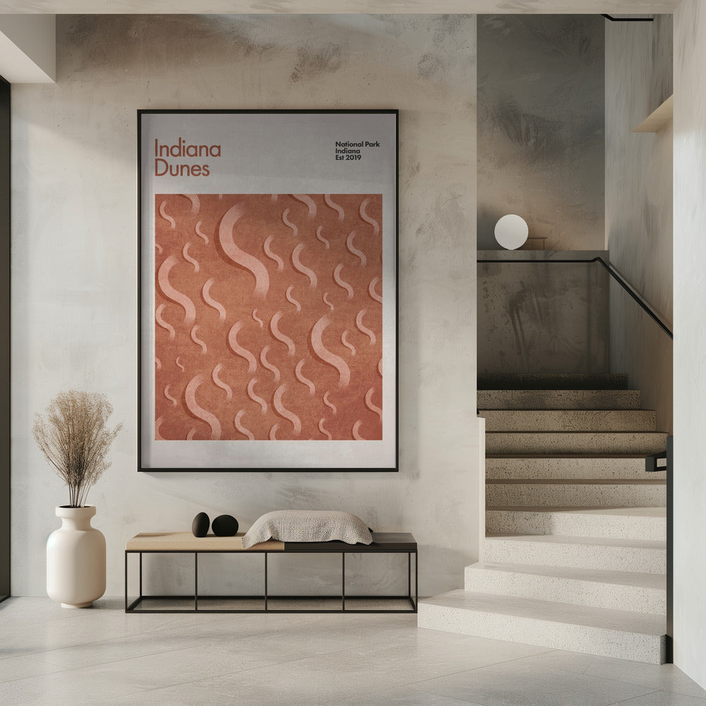 Kurven der Dünen | Poster