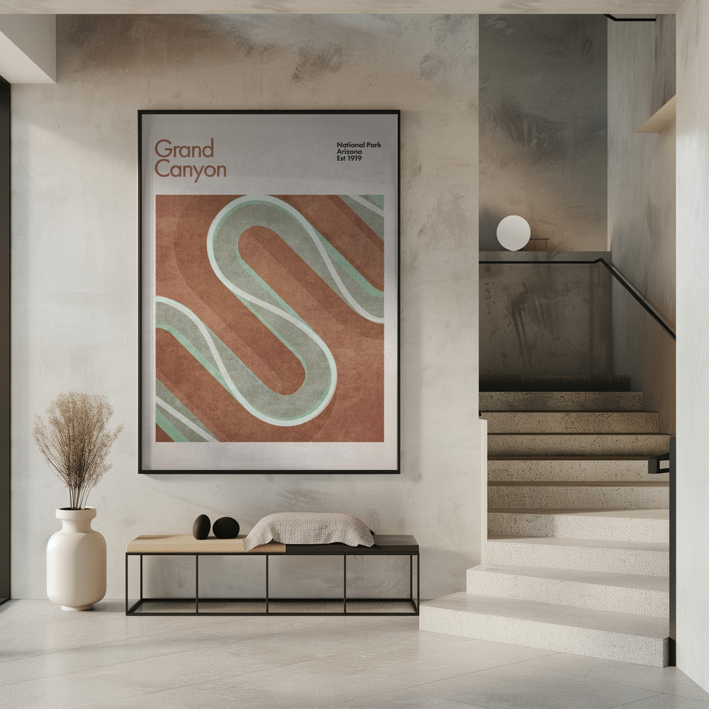 Canyon Wellenströmung | Poster