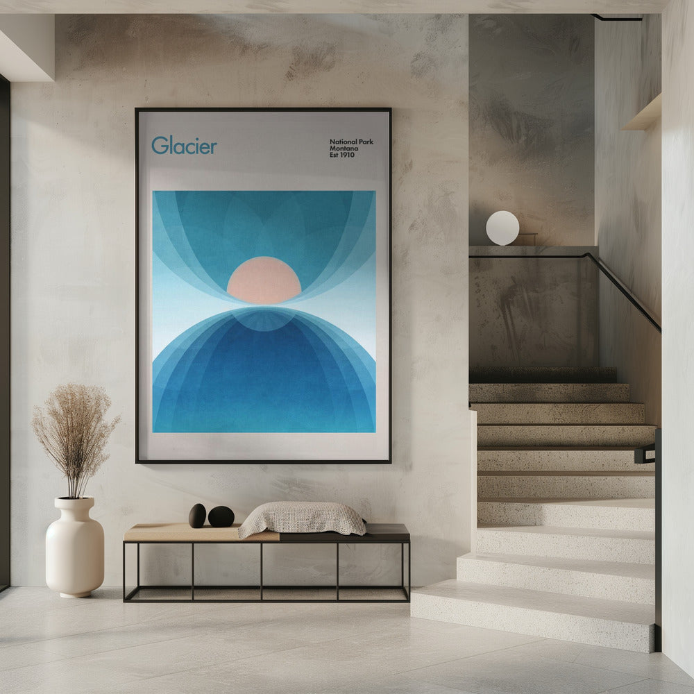 Ruhiger Gletscherblick | Poster