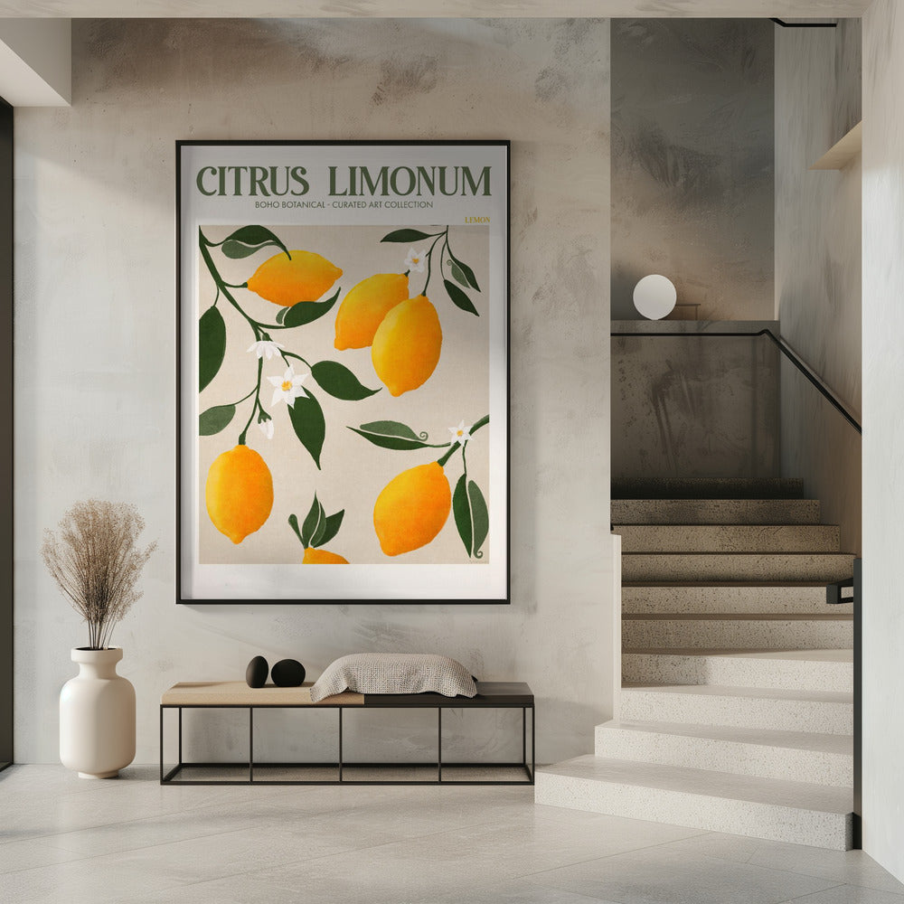 Golden Citrus Delight | Poster