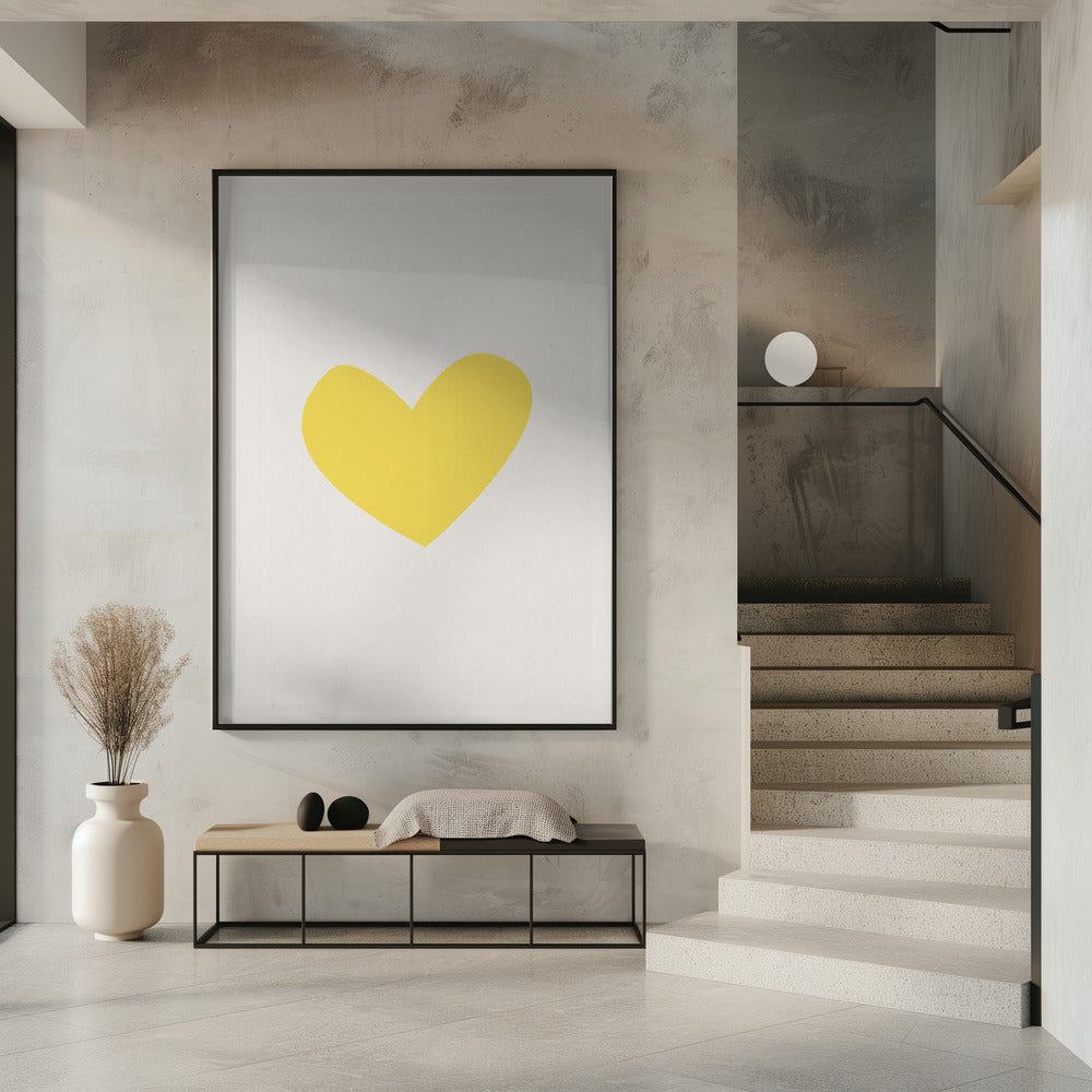 Herz Gelb | Poster
