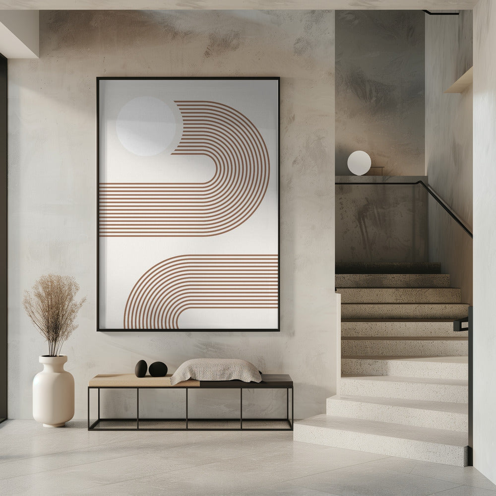Beige Arc Poster | Poster