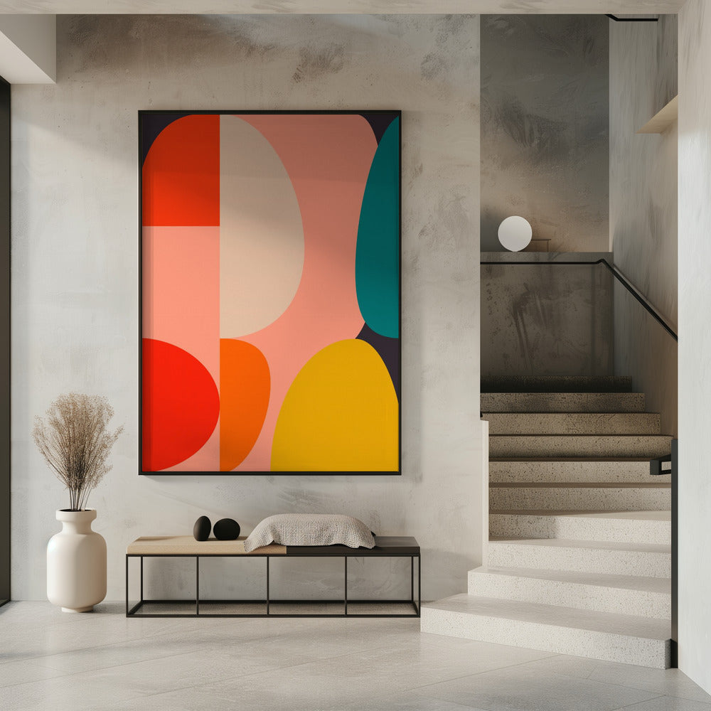 Mid Century Pastell 14 | Poster