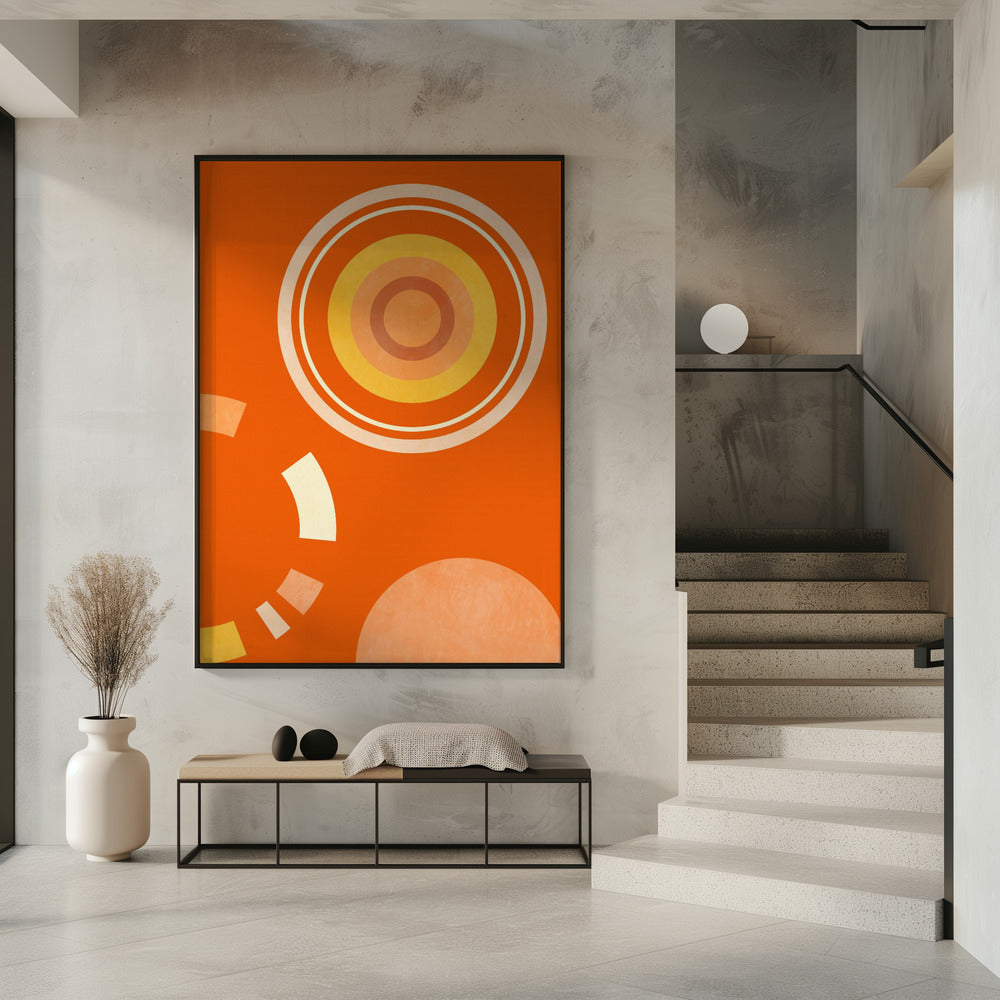Frühlingsmitte Rhapsodie Orange 4 | Poster