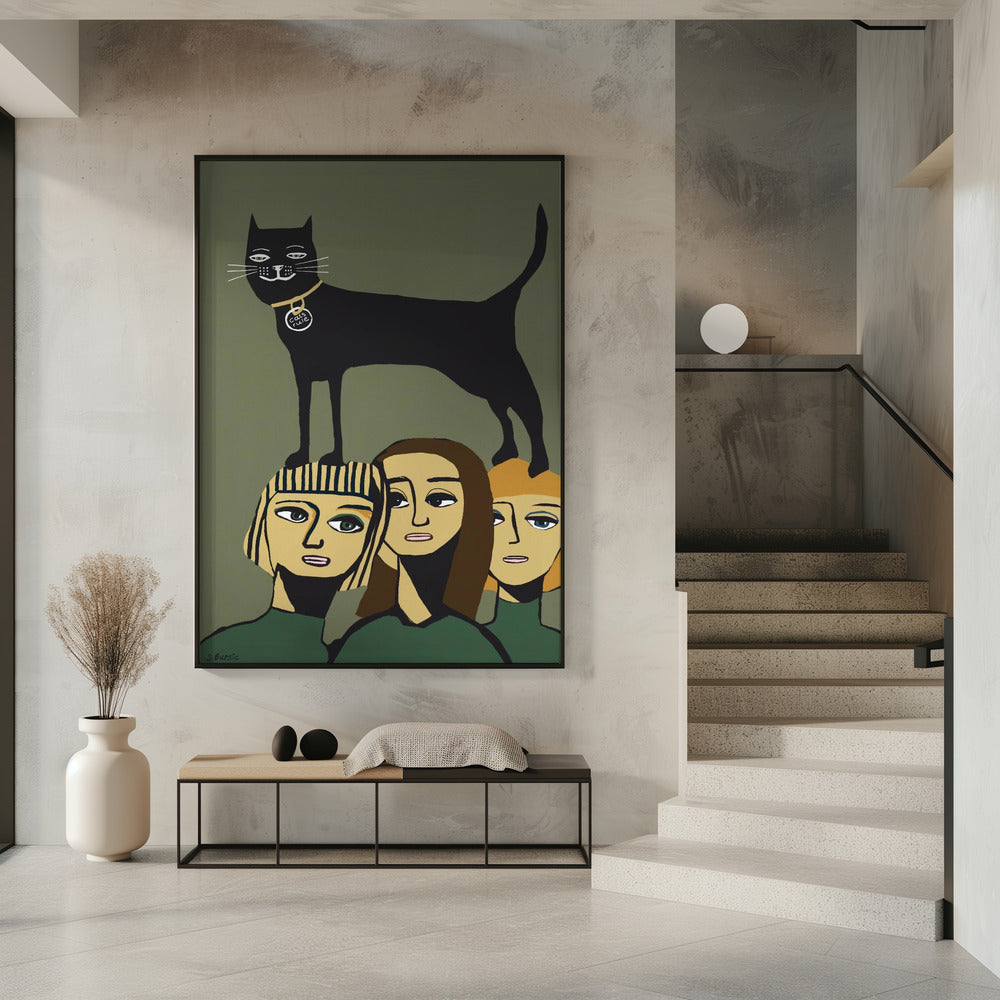 Schwarze Katze Regeln | Poster