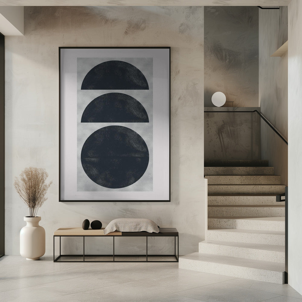 Geometrische Sonnenfinsternis | Poster