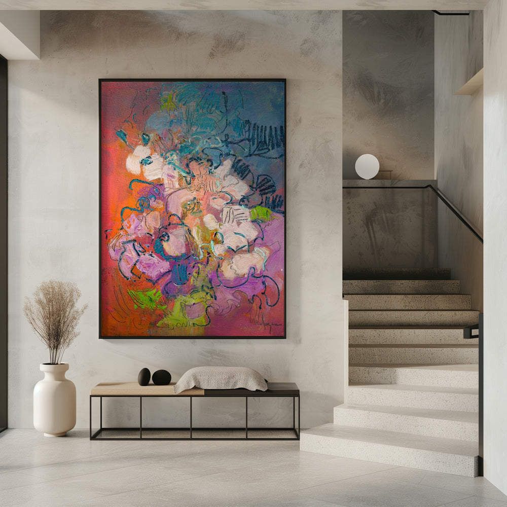 Florale Traumlandschaft | Poster