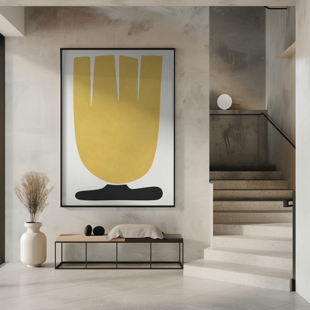 Gelbe Tulpenblume | Poster
