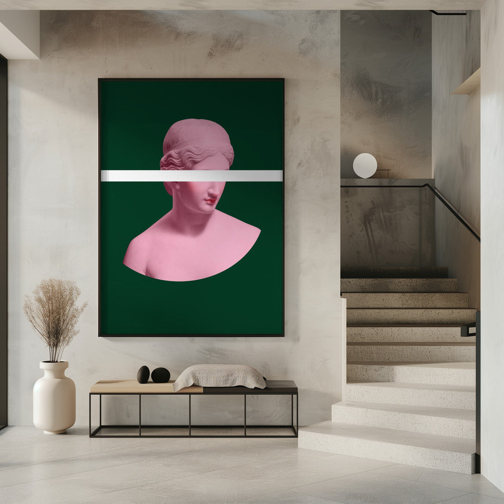 Rosa und grüne Artemis | Poster