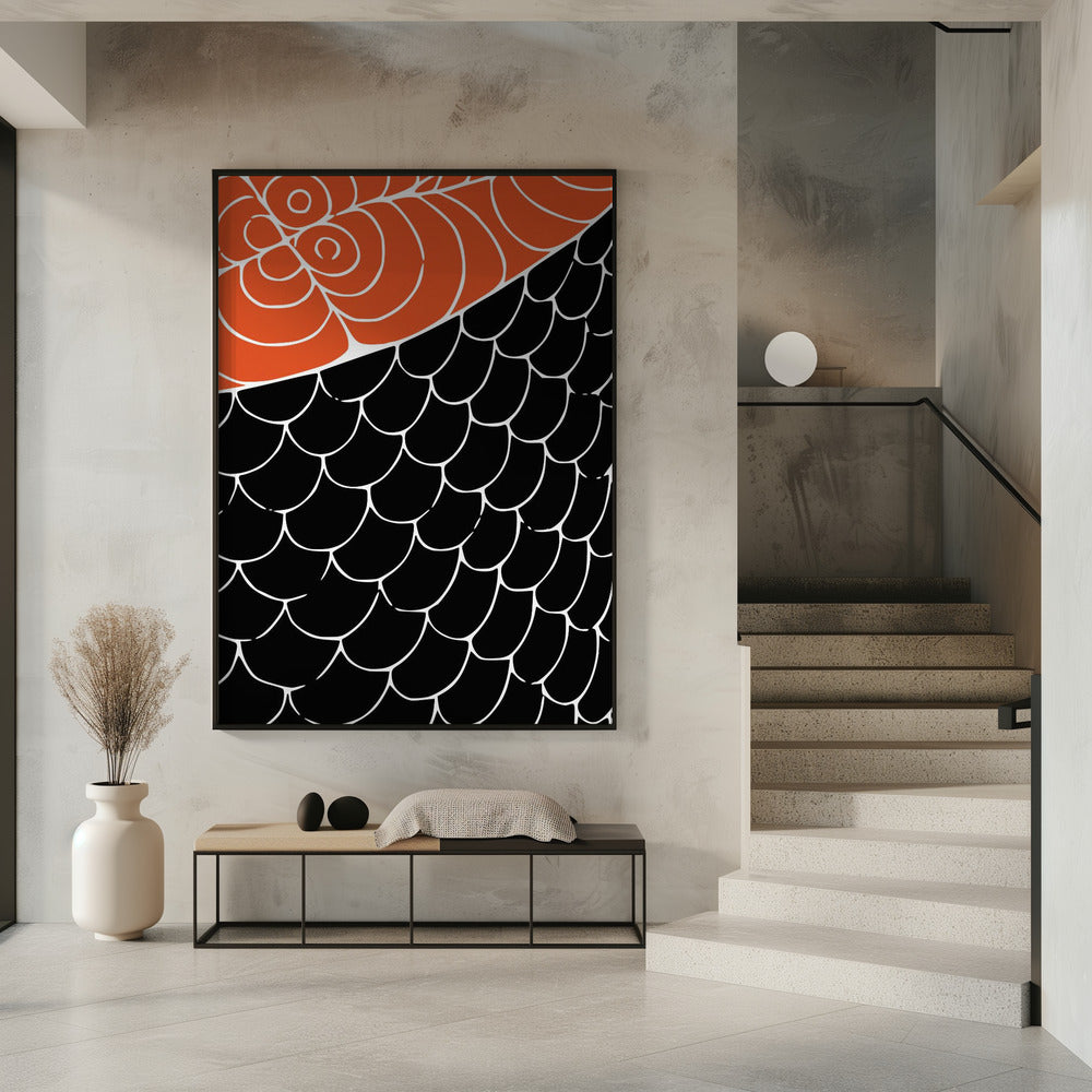 Sashimi Rot und Schwarz | Poster