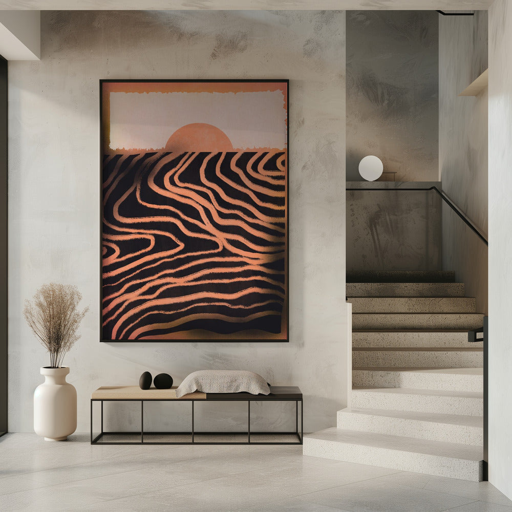 Sunset Cut Out | Poster