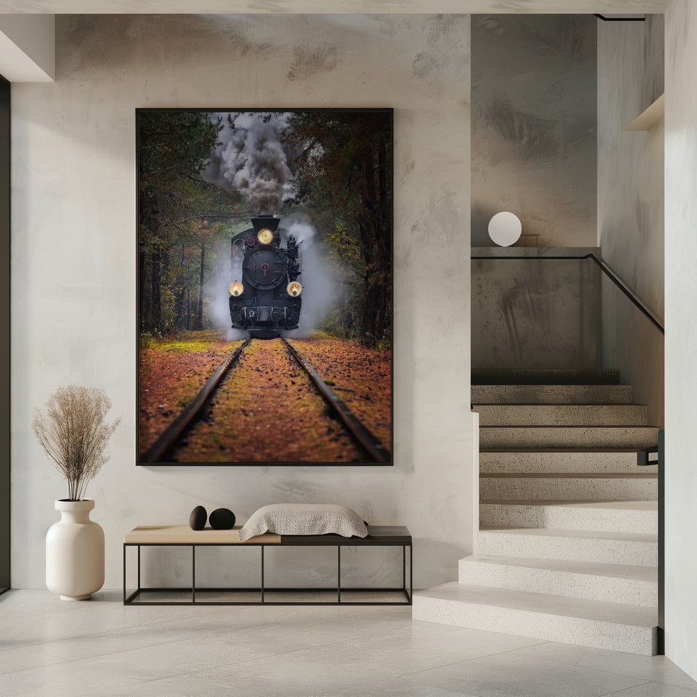 Through the autumn forest | Poster