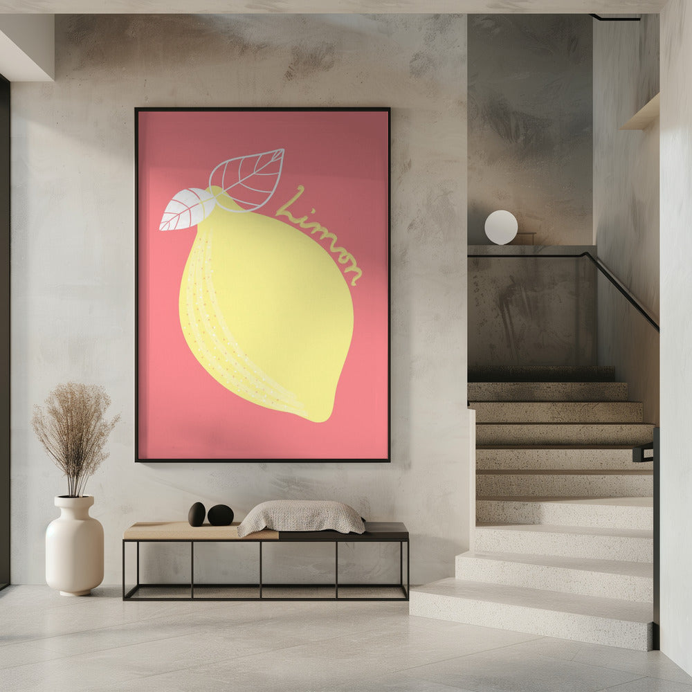 Yellow Citrus Charm | Poster
