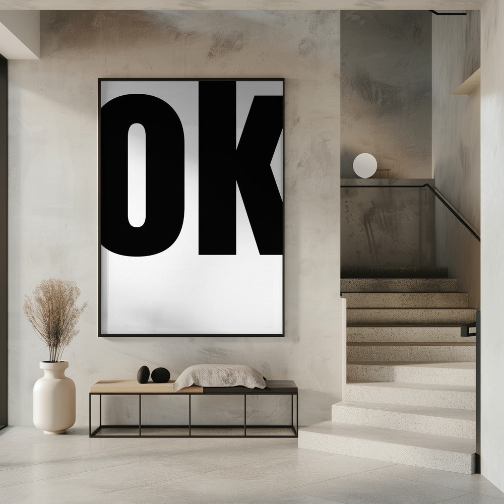 Fettgedrucktes Typografie-Statement | Poster