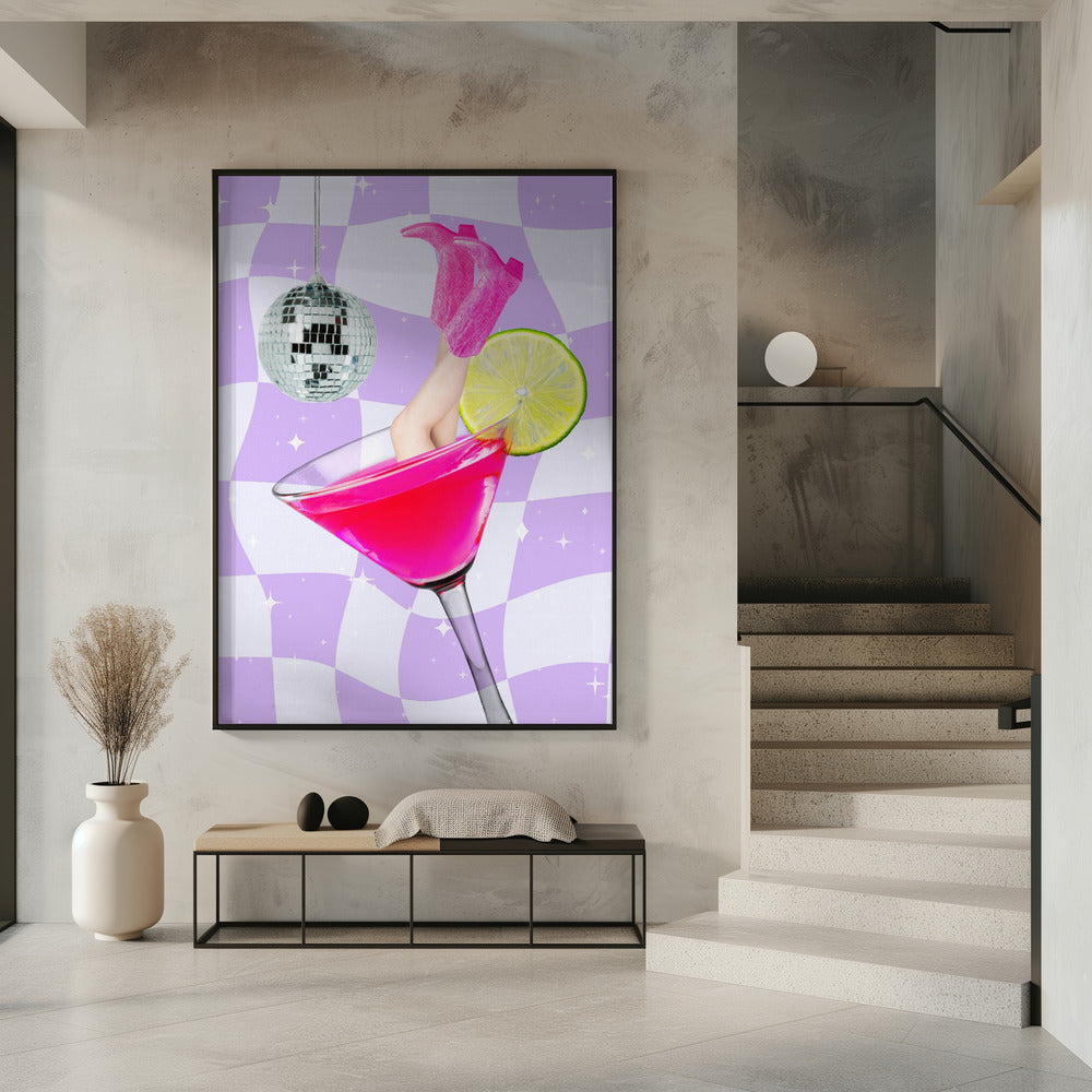 Disco Drink Delight | Poster
