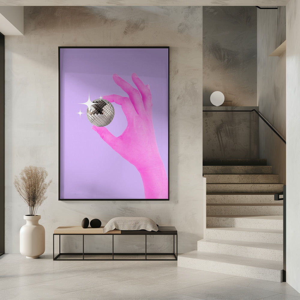 Pink Glow Sphere | Poster