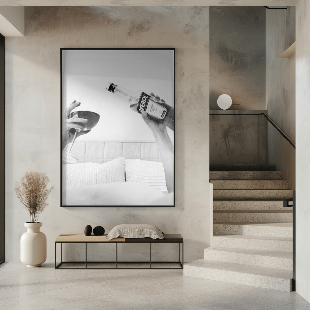 Aperol im Bett | Poster