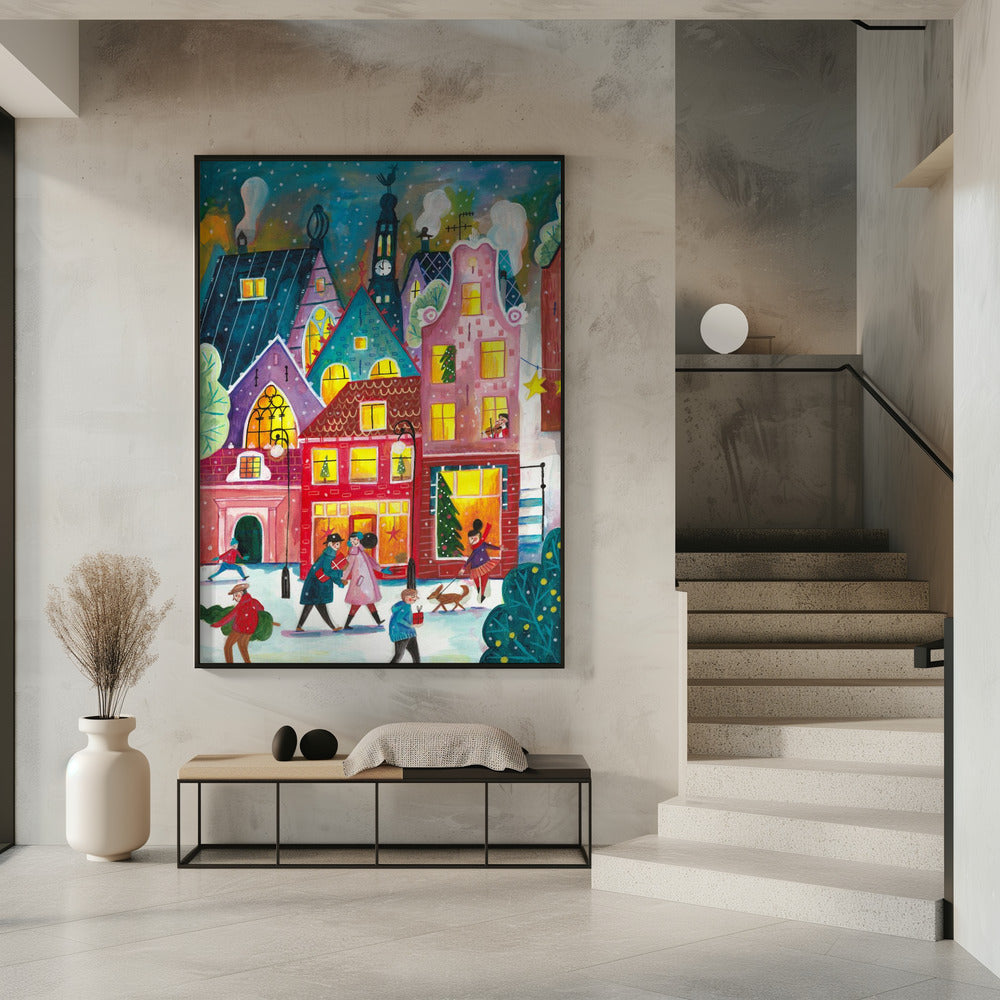 Christmas in Amsterdam | Poster