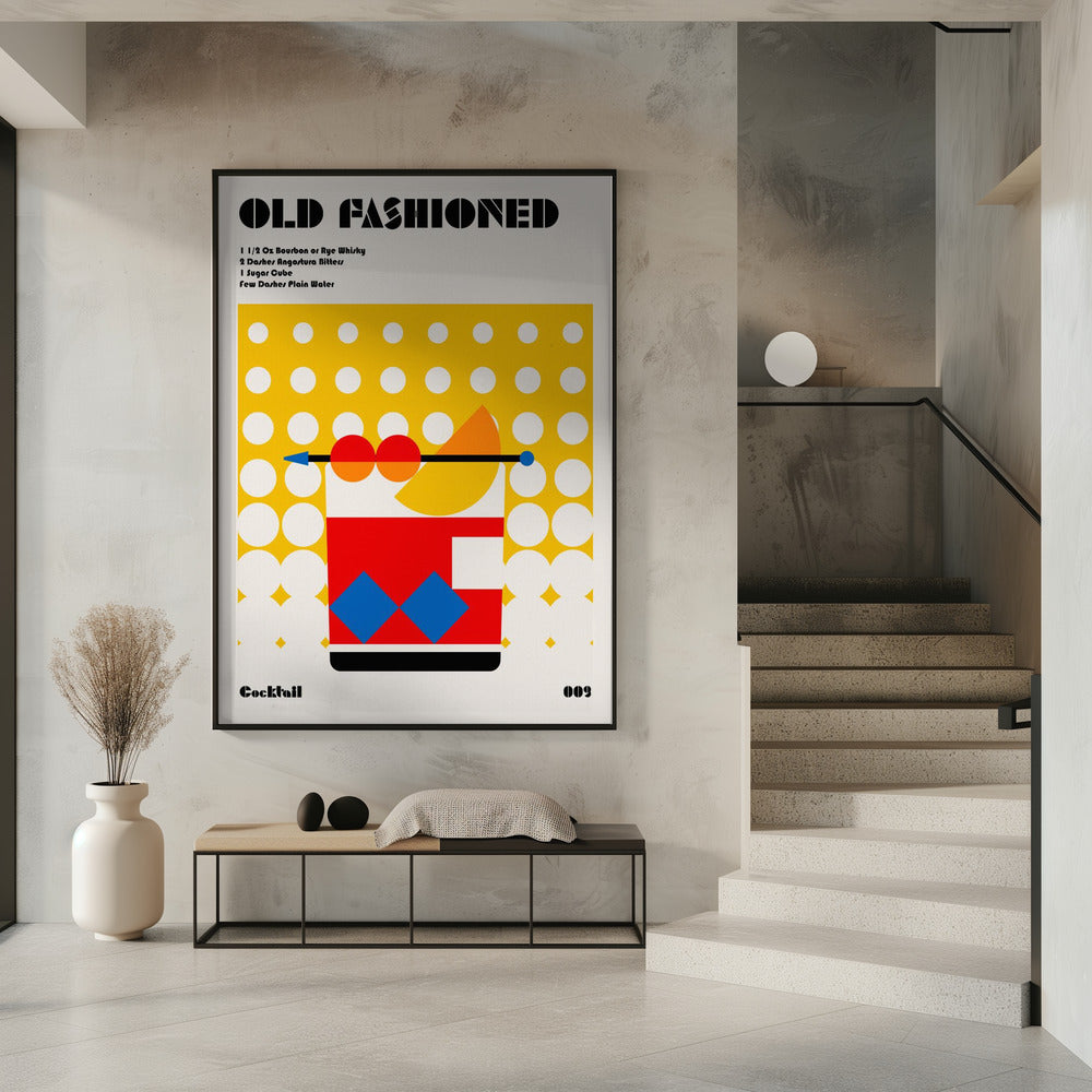 Altmodischer Bauhaus-Cocktail | Poster