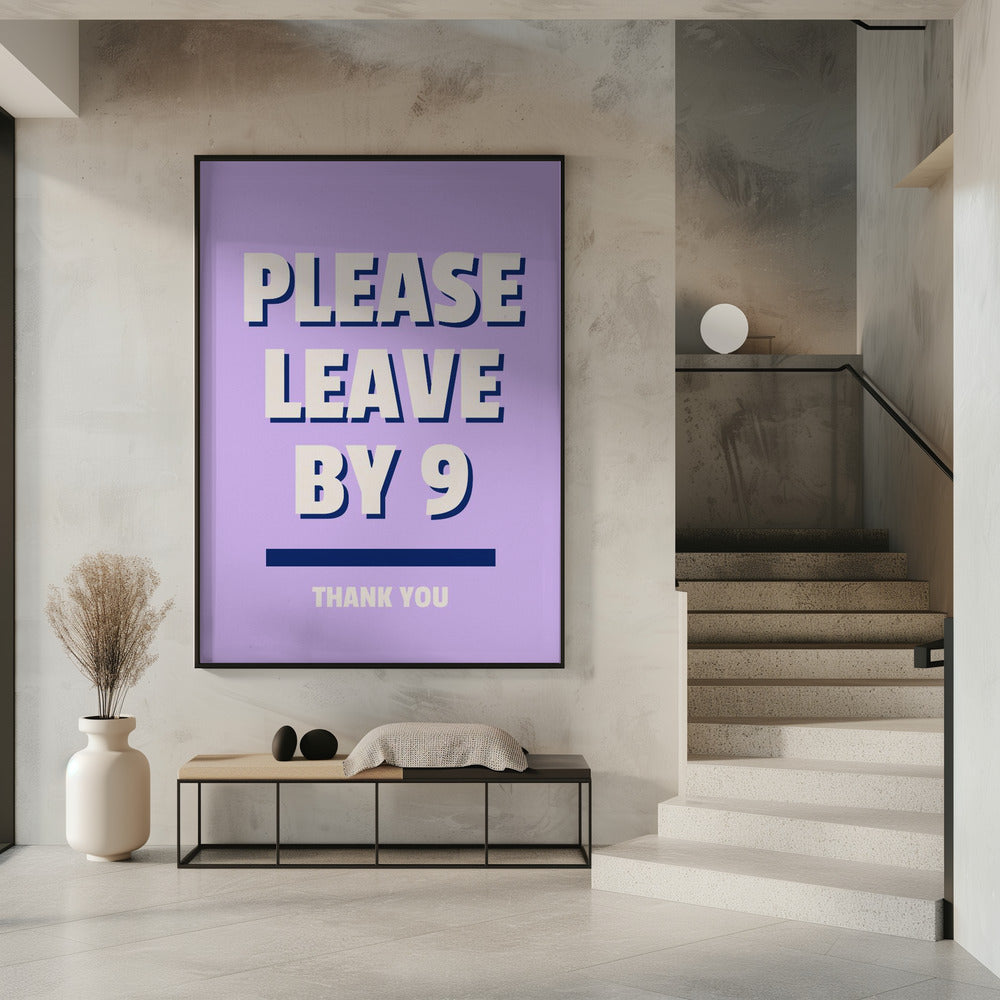 Out by Nine | Poster