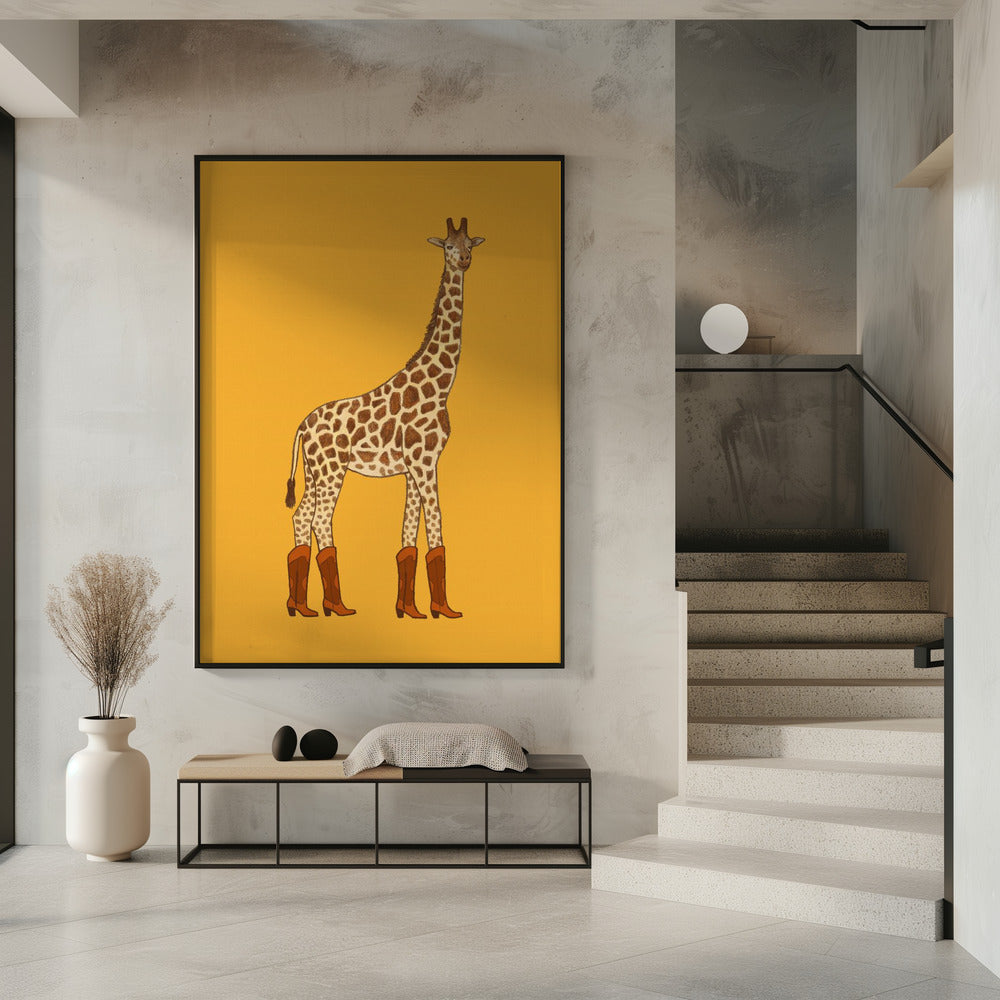Jolene, die Cowgirl-Giraffe | Poster
