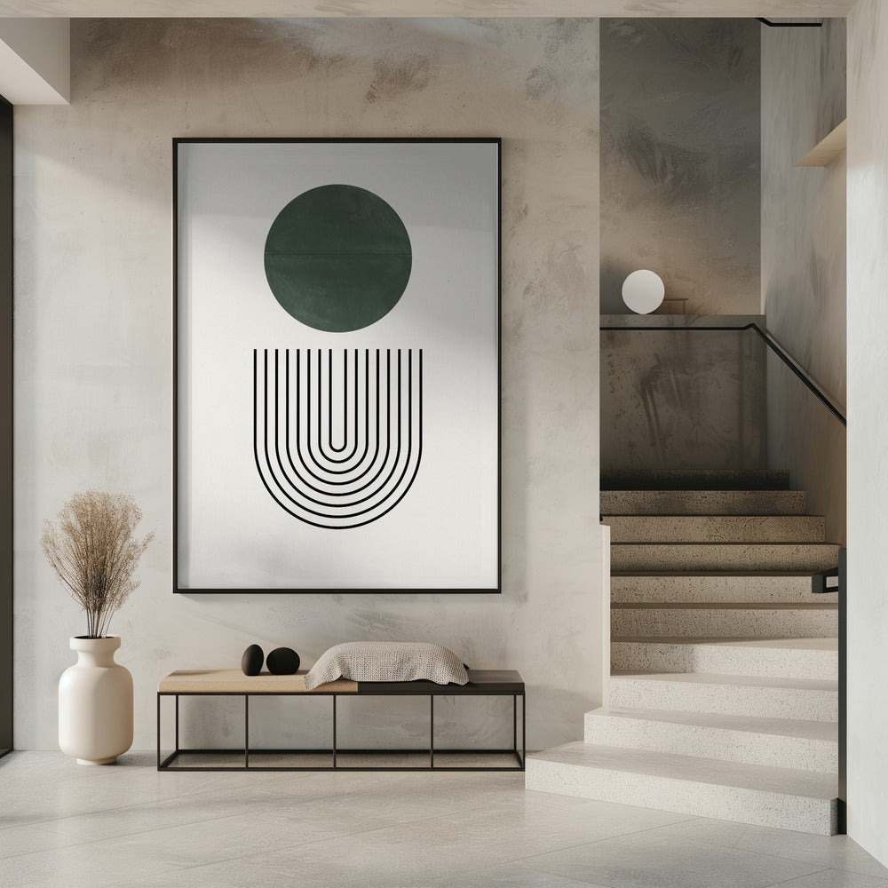 Kreis und Linien | Poster