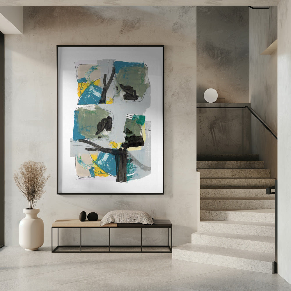 Contemporary Green No2 | Poster