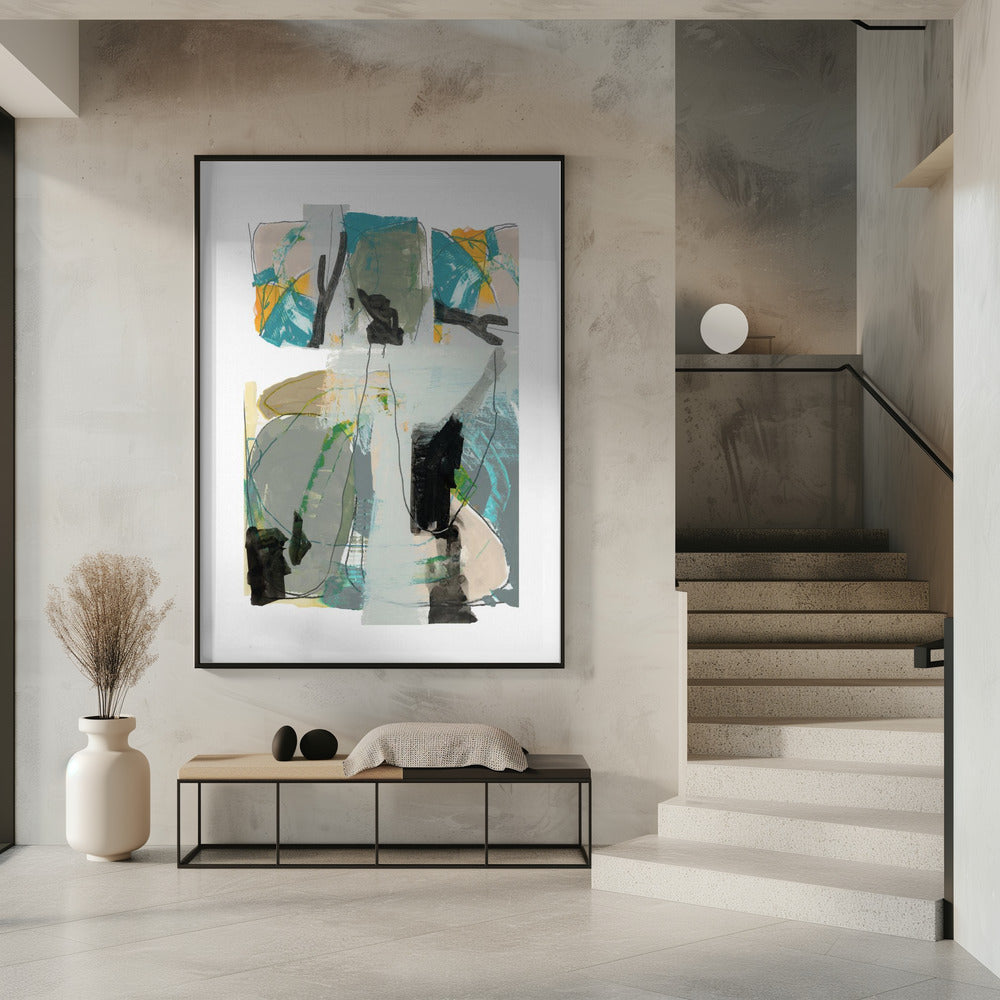 Contemporary Green No3 | Poster