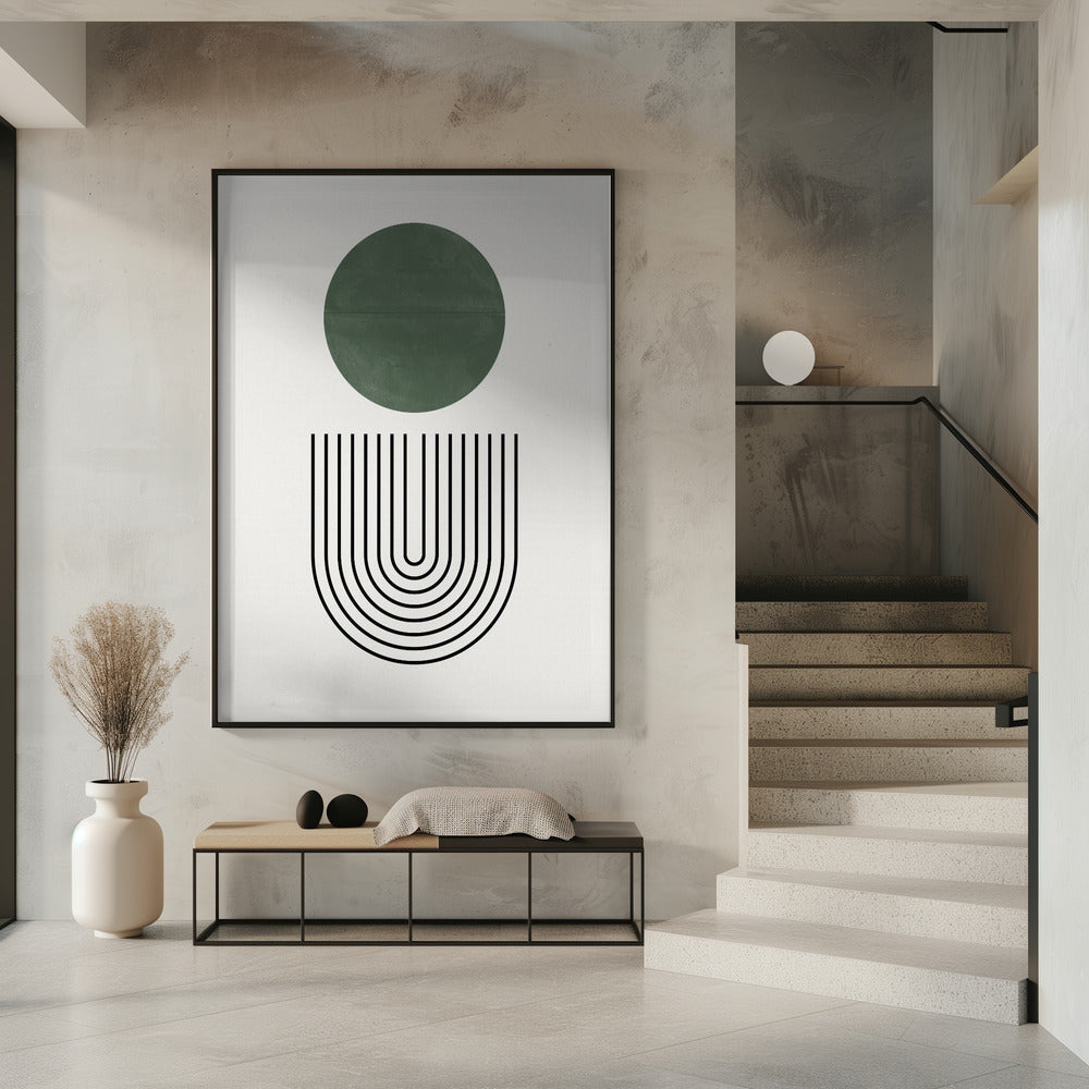 Kreise und Linien | Poster
