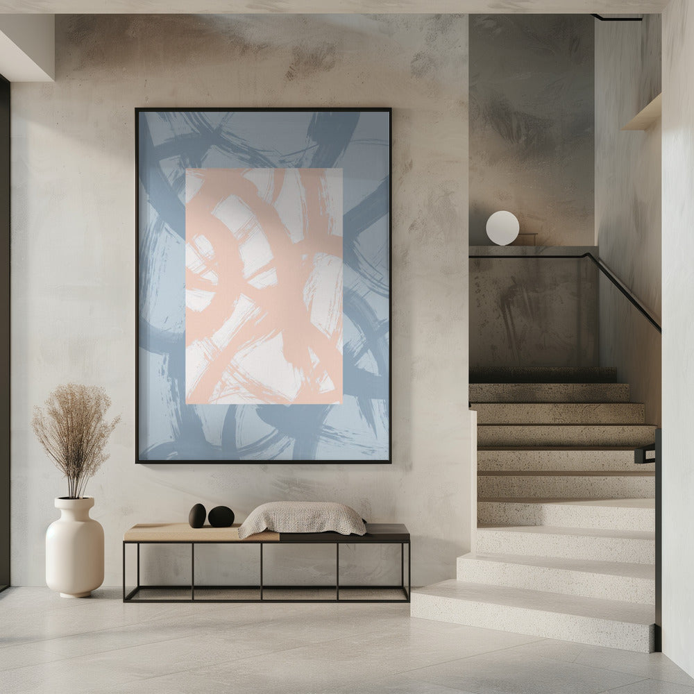 Abstrakte Pinselstriche 98A | Poster