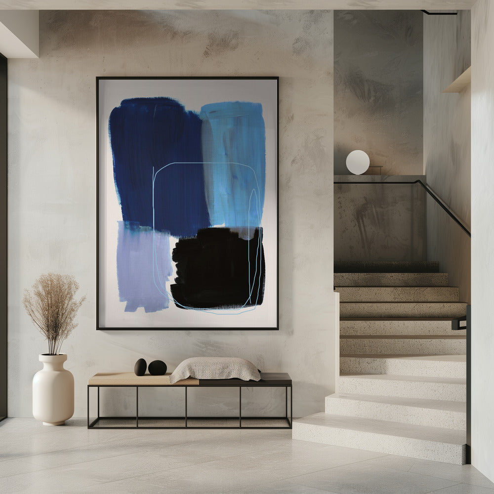 Abstract Brush Strokes 120x | Poster