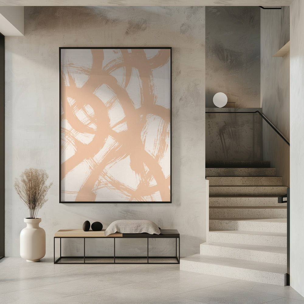 Abstrakte Pinselstriche 98B | Poster