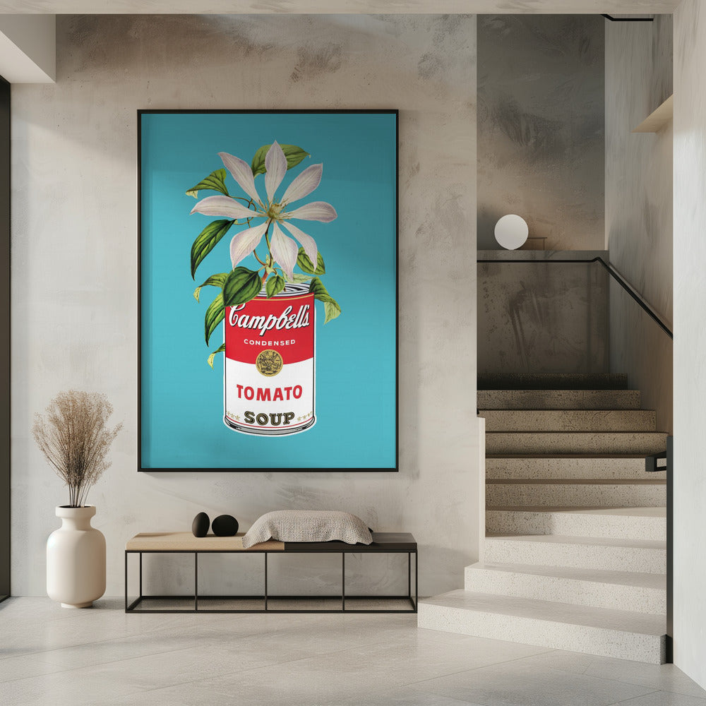 Campbells und Blumen | Poster